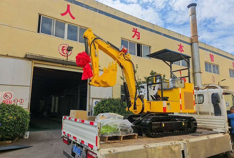 山东东达机电MWD2.0/0.12L煤矿用液压挖掘机顺利发往山西高平，助力华飞建设工程